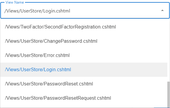 Create custom authenticate view