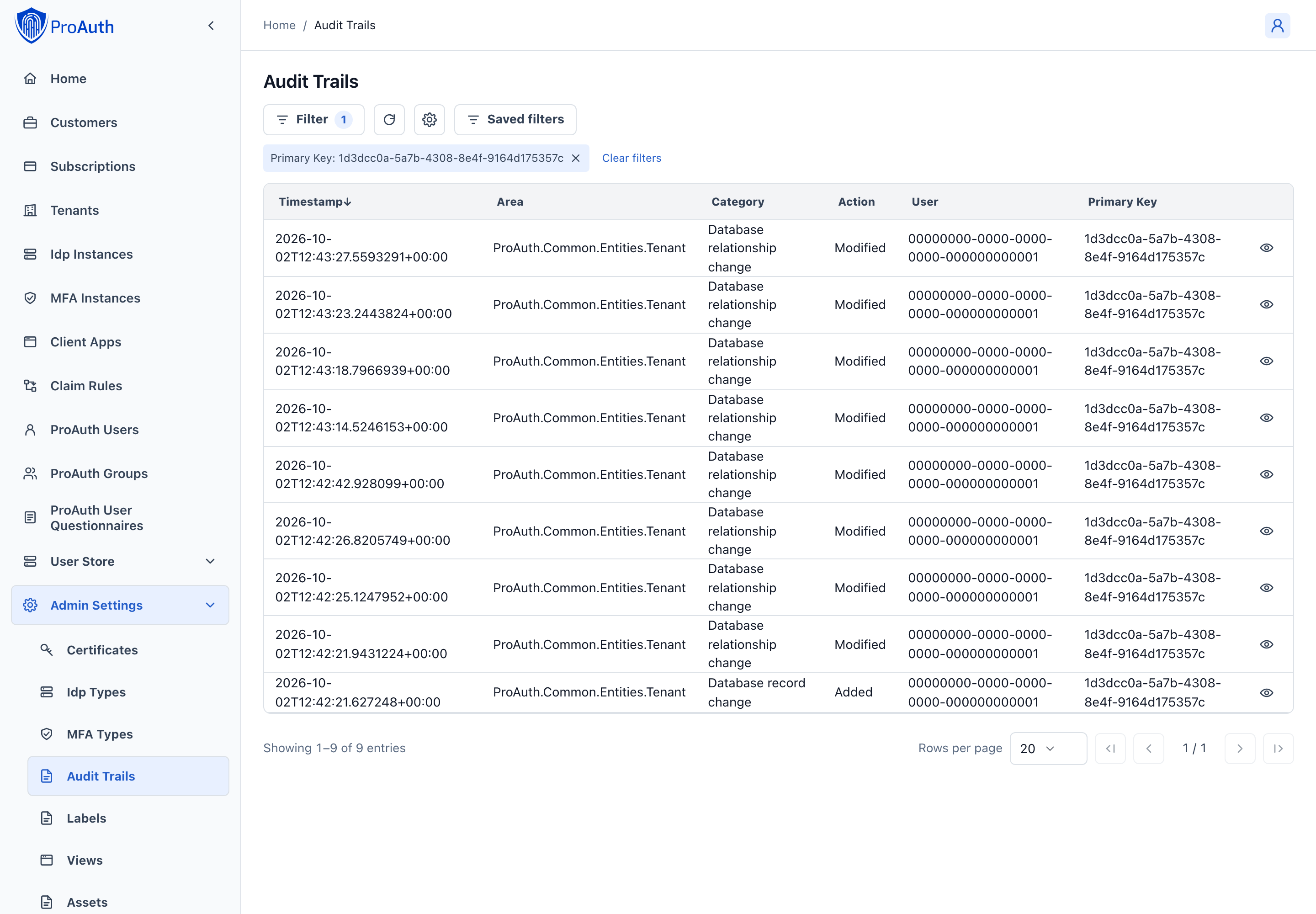 Audit Trail Viewer