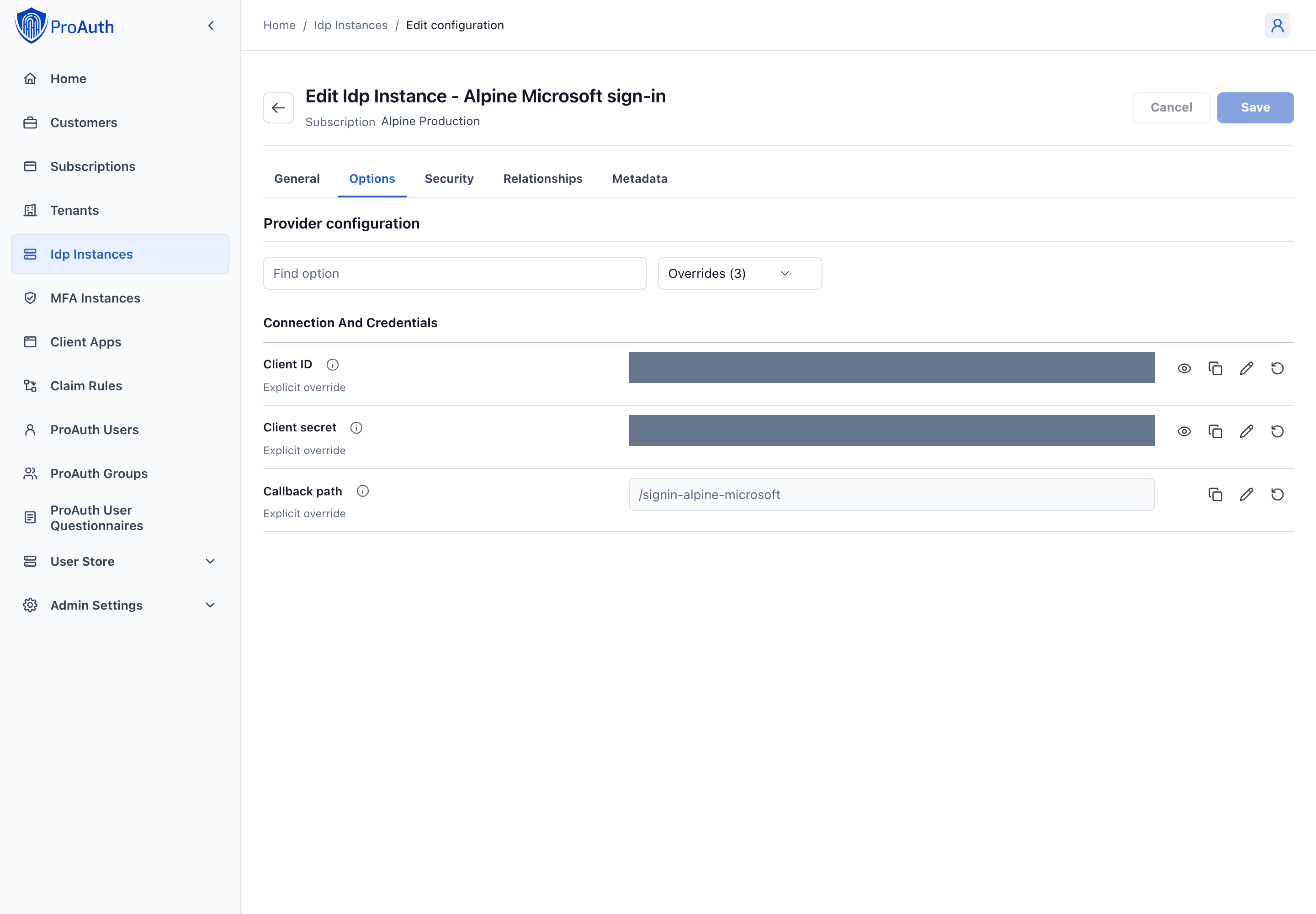 Microsoft IDP options